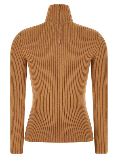 Beige Wool Cardigan