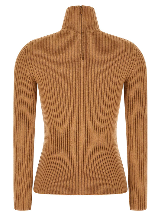 Beige Wool Cardigan