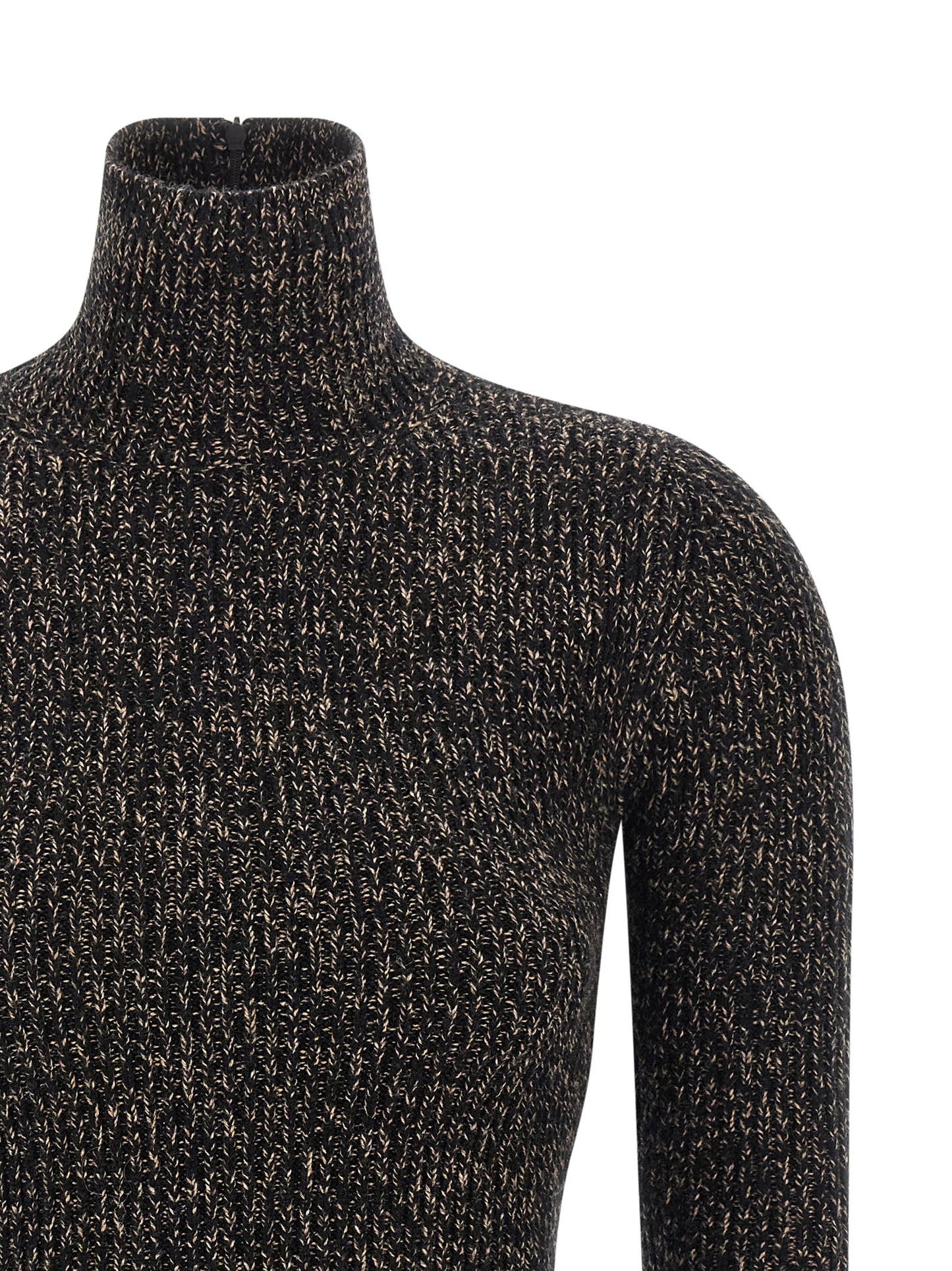 Black Wool Cardigan
