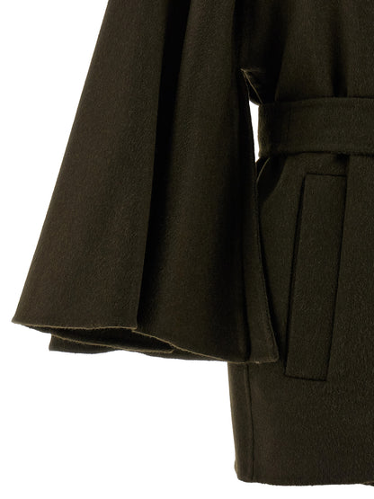 Bicolor Wool Coat
