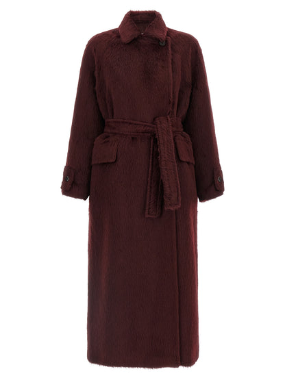 Bordeaux Wool Coat