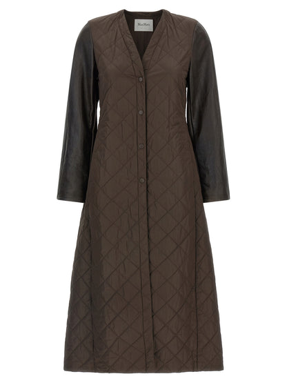 Brown Polyamide Coat