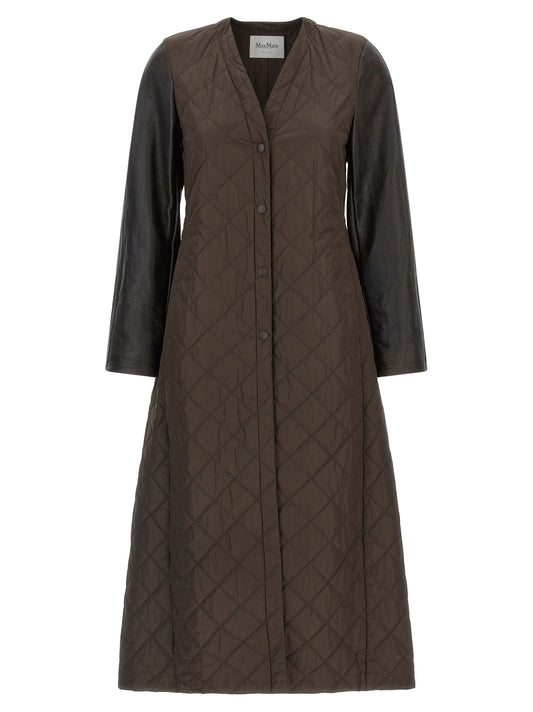 Brown Polyamide Coat