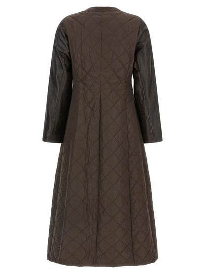 Brown Polyamide Coat