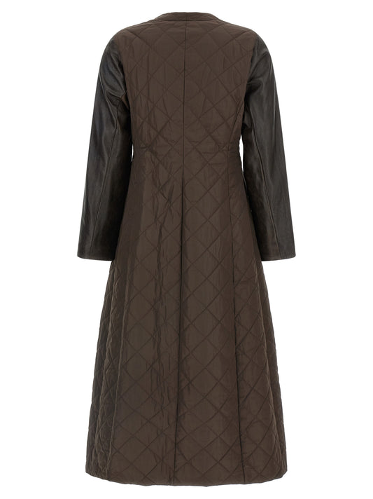 Brown Polyamide Coat