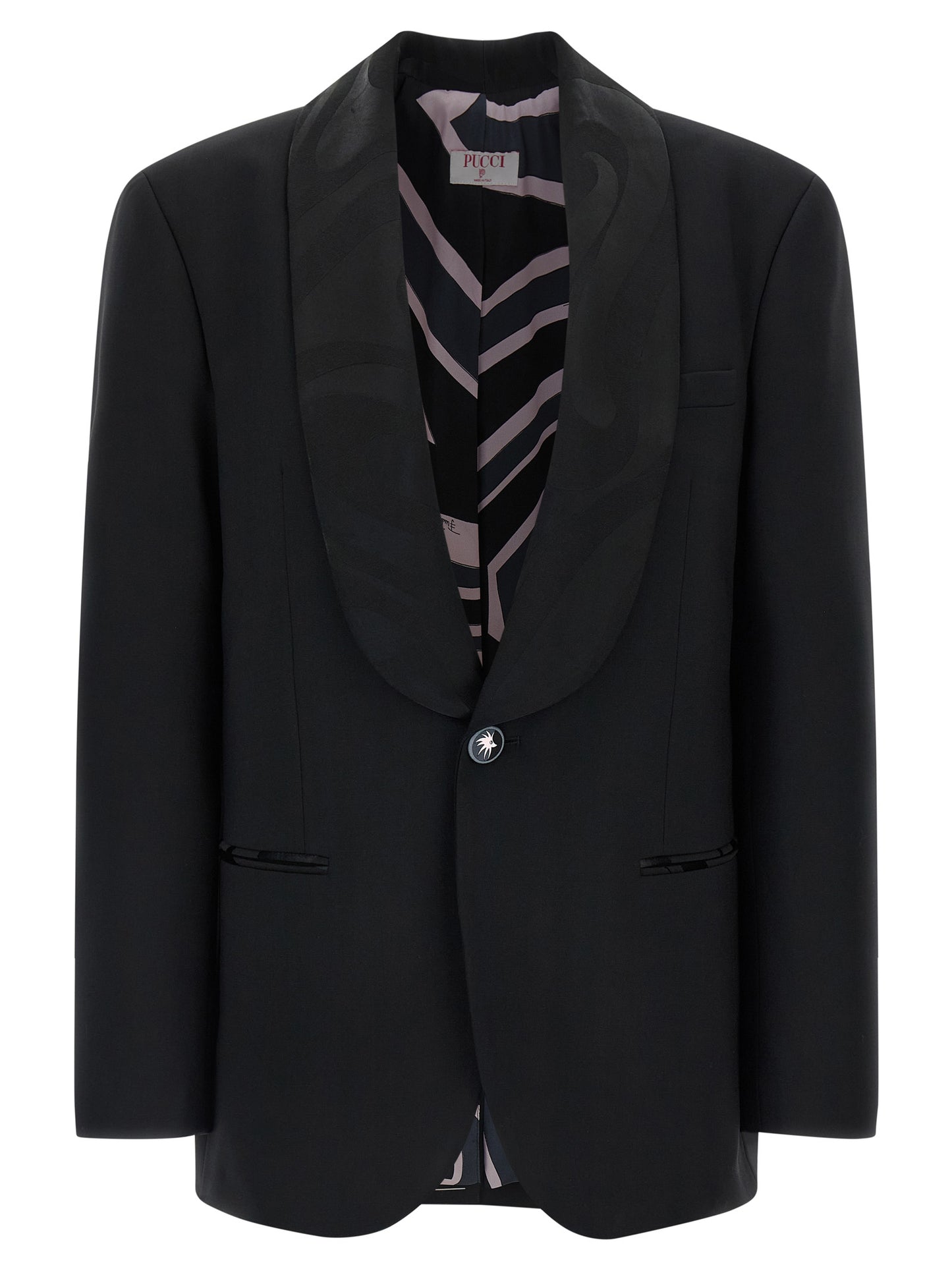 Black Virgin Wool Blazer