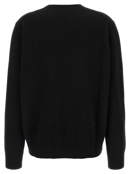 Black Wool Cardigan