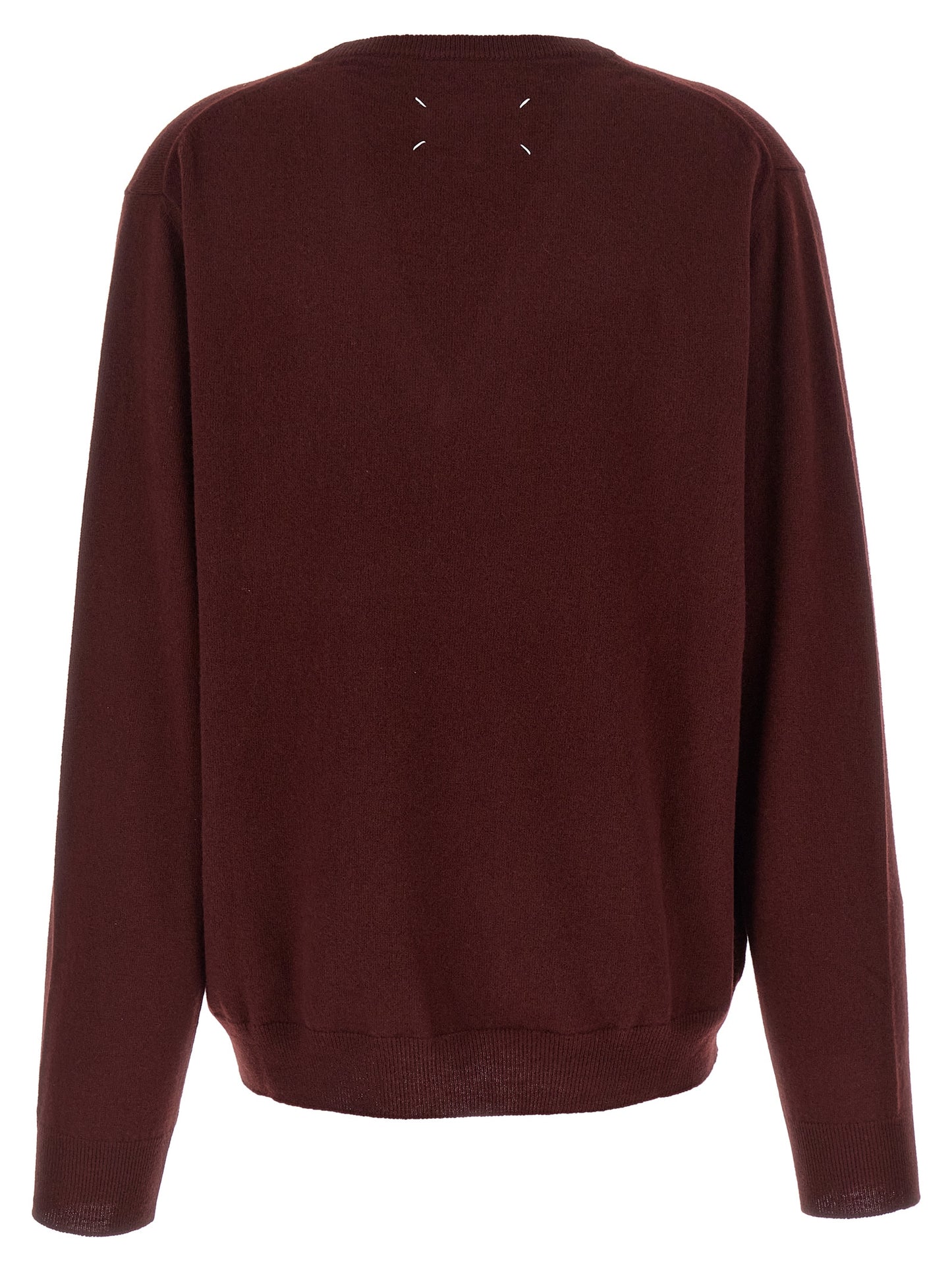 Bordeaux Virgin Wool Cardigan