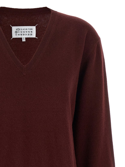 Bordeaux Virgin Wool Cardigan