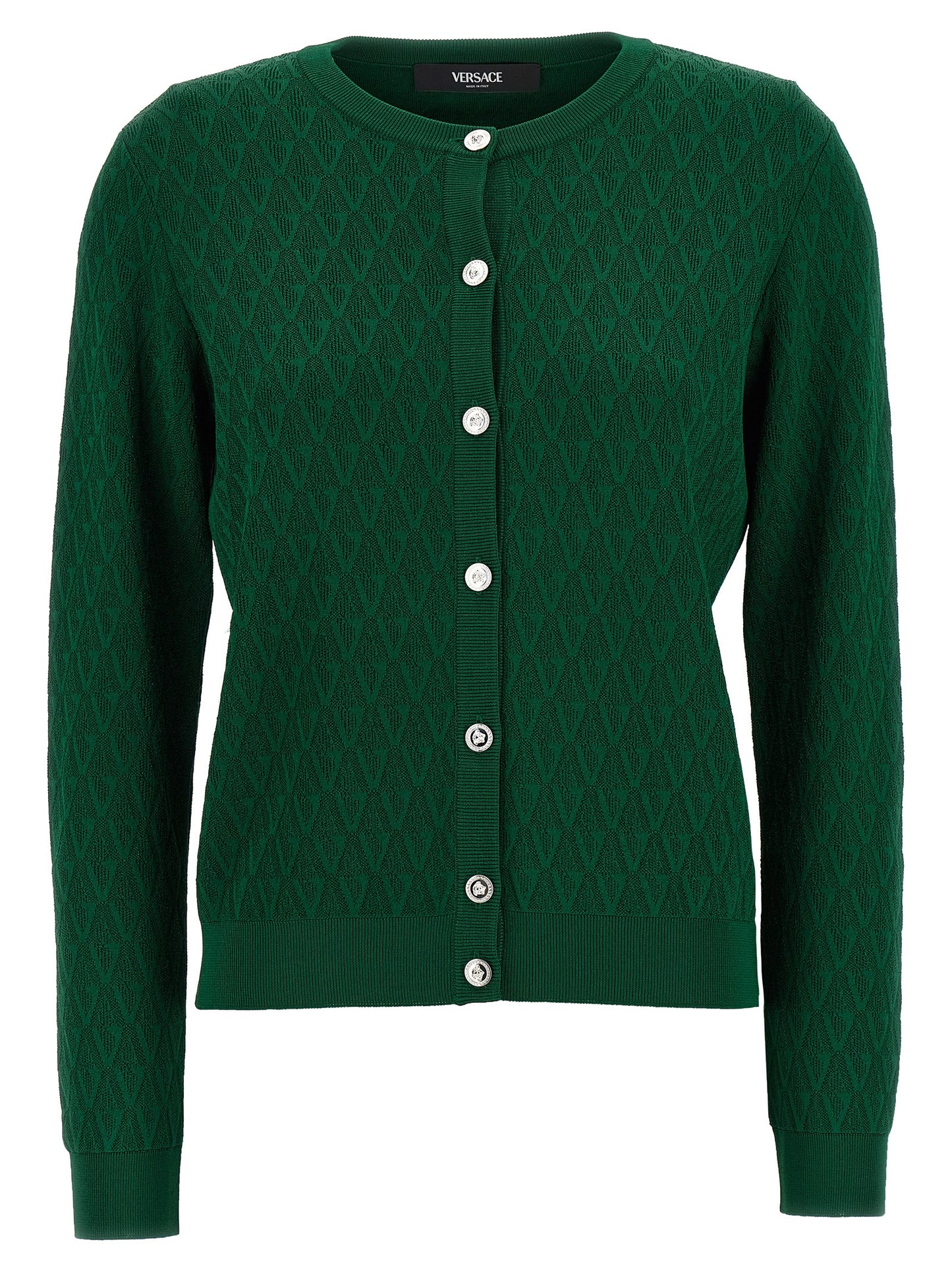 Bicolor Viscose Cardigan