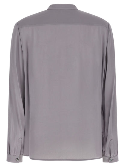 Gray Viscose Blouse