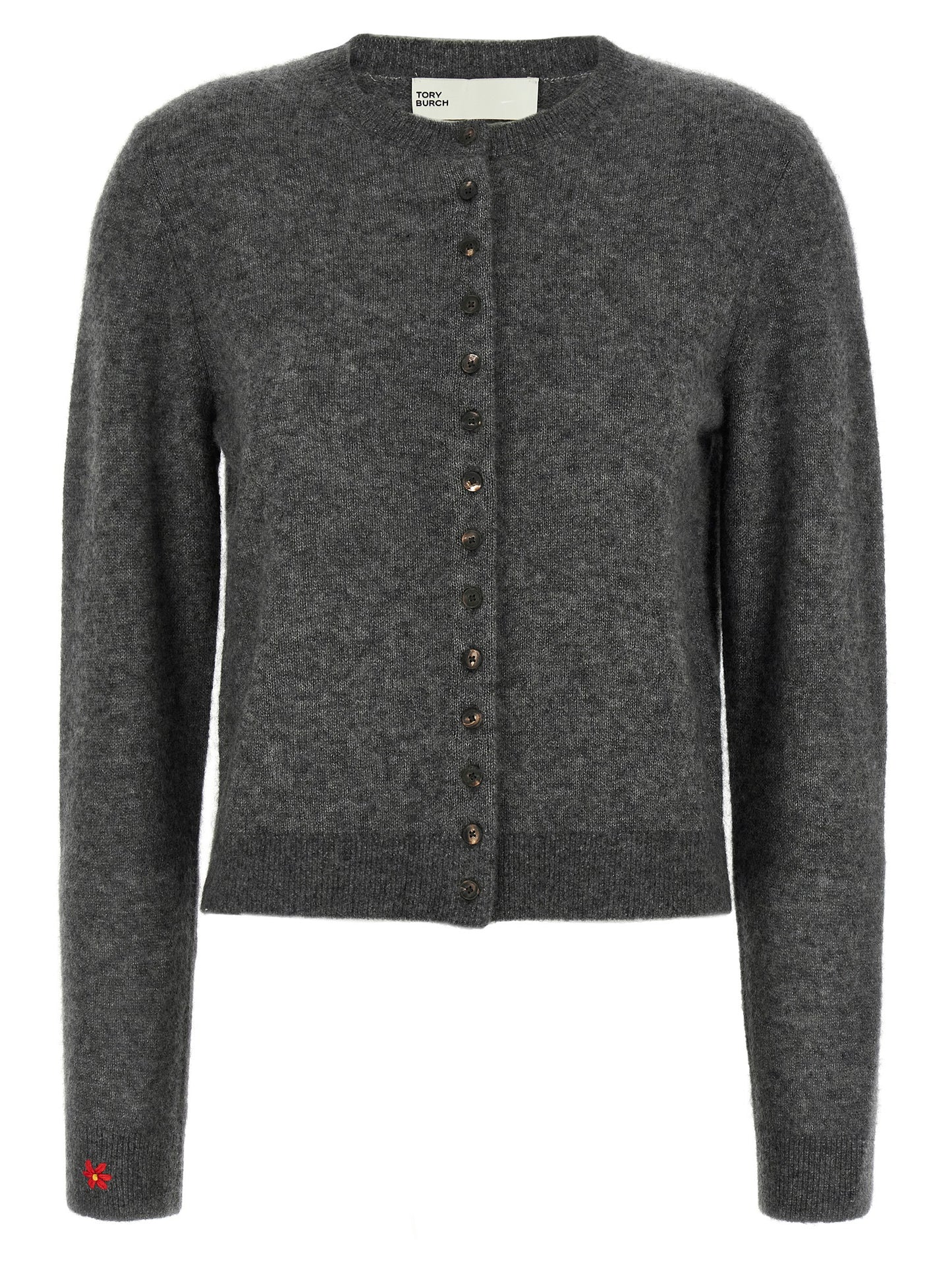 Gray Cashmere Cardigan