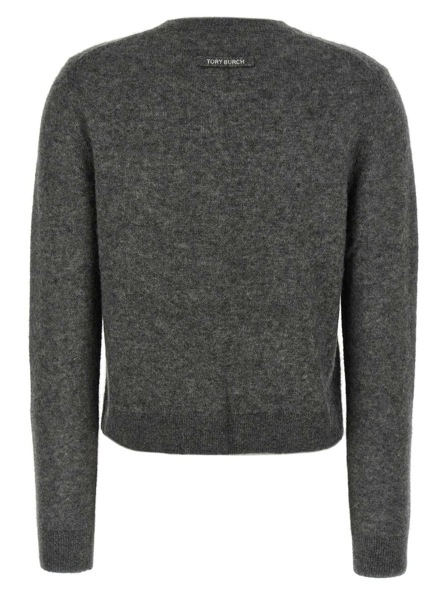 Gray Cashmere Cardigan