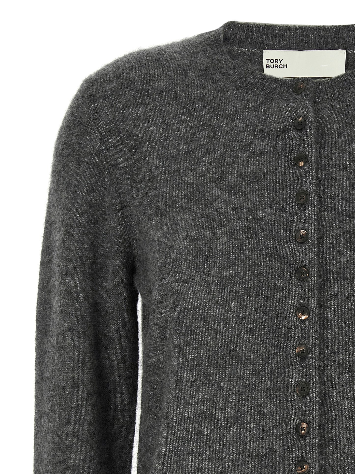 Gray Cashmere Cardigan