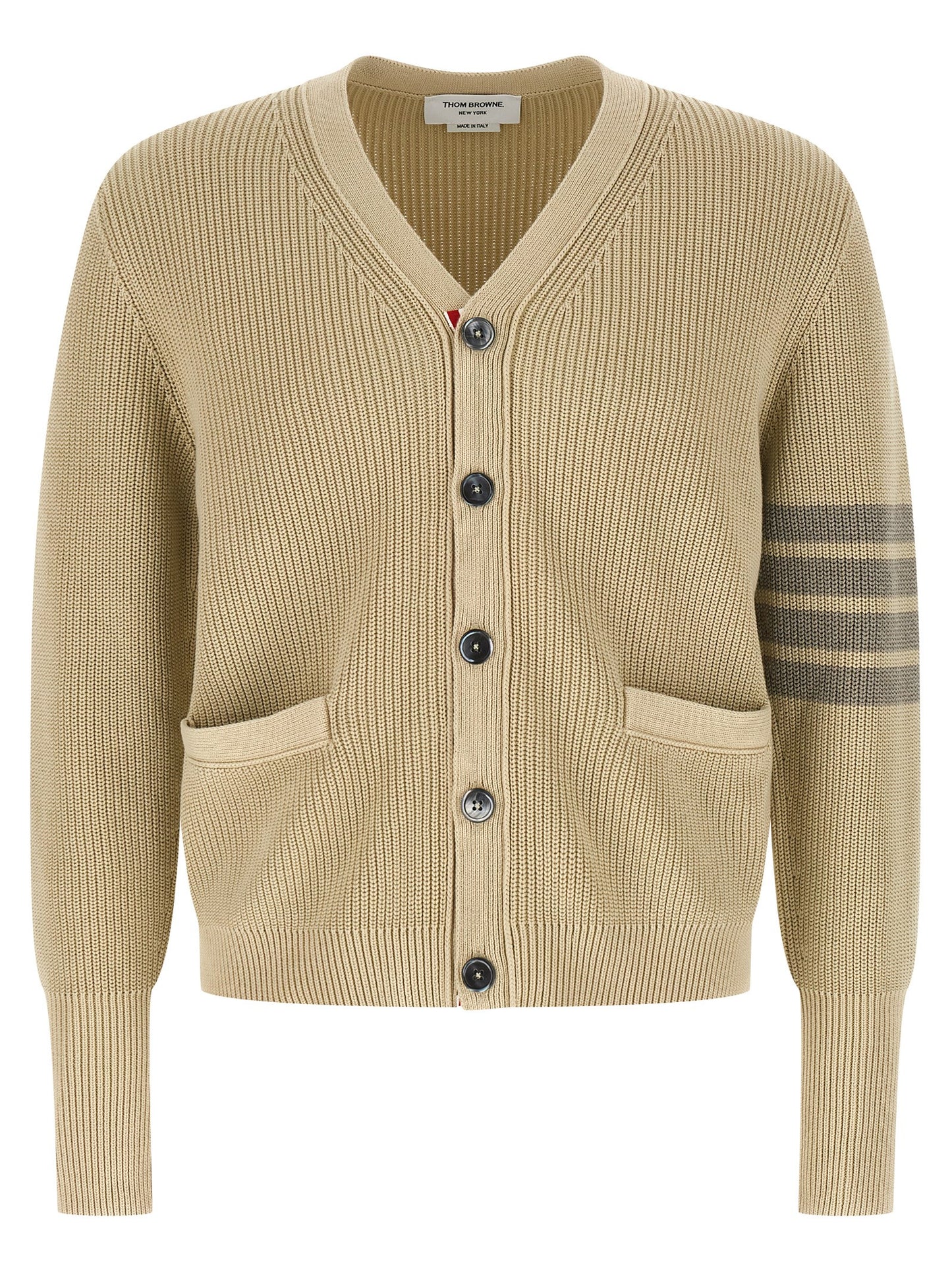 Beige Cotton Cardigan