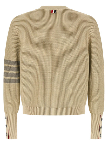Beige Cotton Cardigan