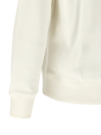 White Cotton Sweatshirt