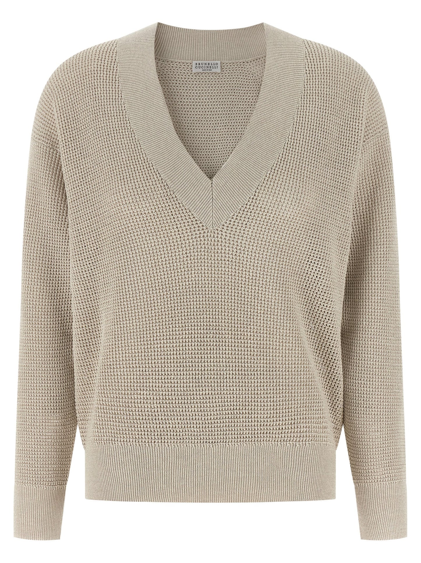 Beige Cotton Cardigan