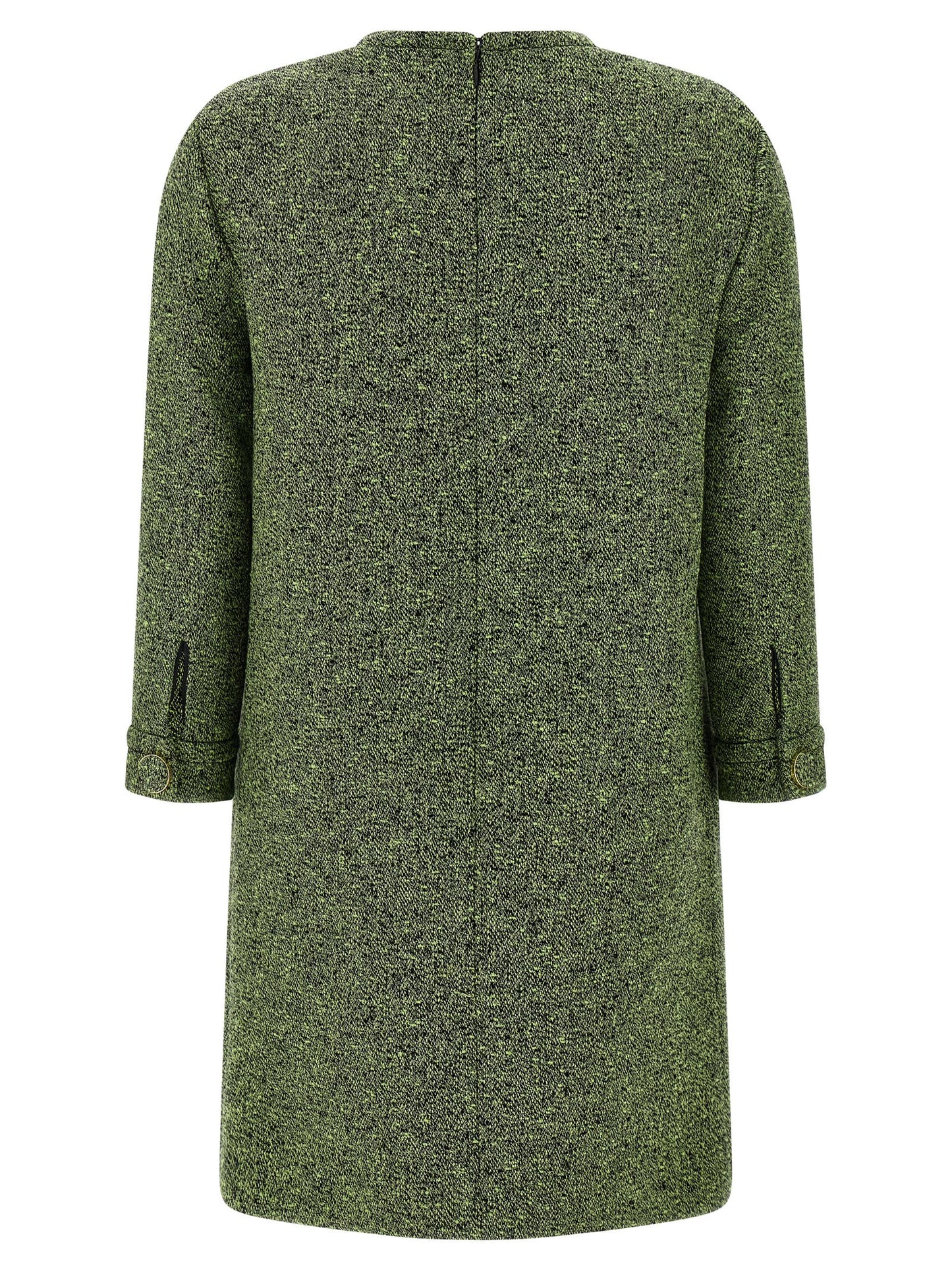 Bicolor Cotton Short Dress