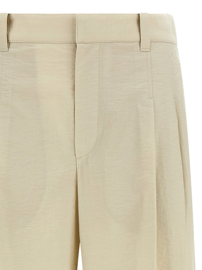 White Cotton Dress Pants