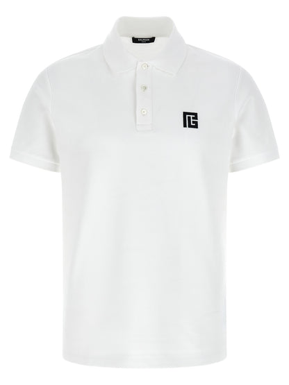 Bicolor Cotton Polo Shirt