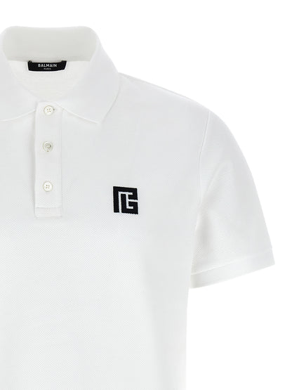Bicolor Cotton Polo Shirt