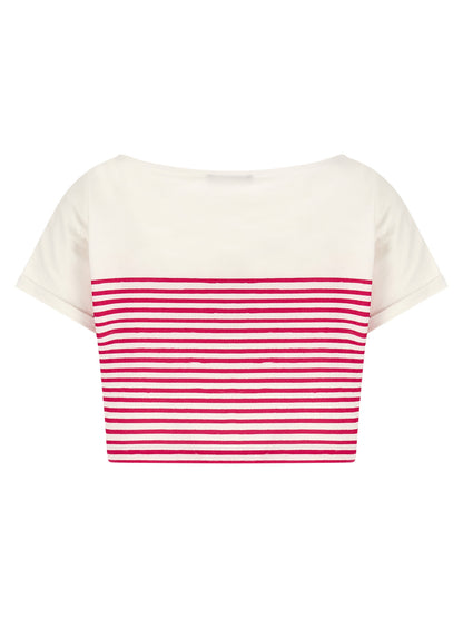 Fuchsia Cotton T-Shirt