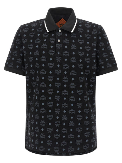 Black Cotton Polo Shirt