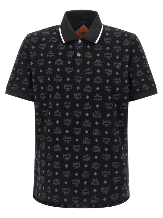 Black Cotton Polo Shirt