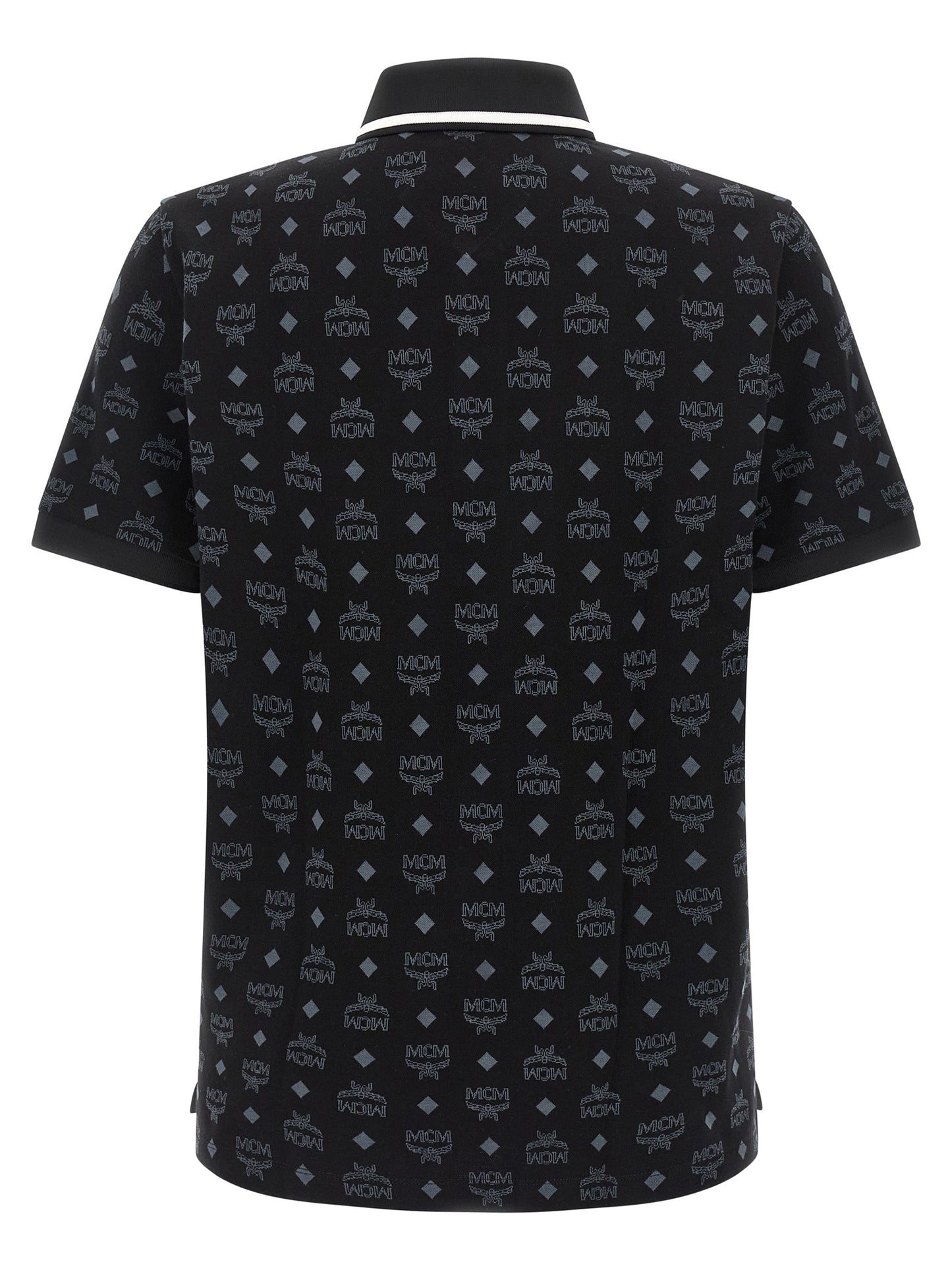 Black Cotton Polo Shirt