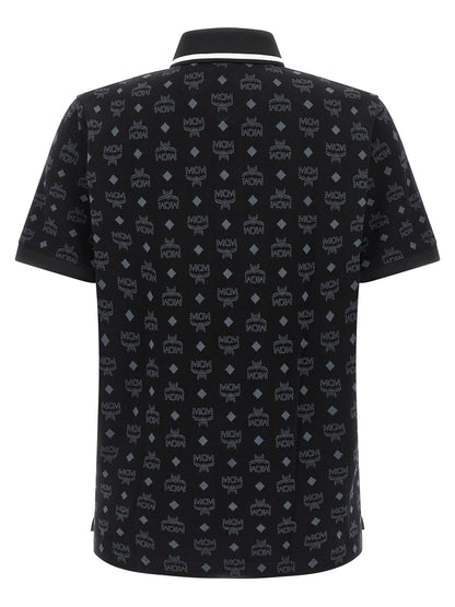 Black Cotton Polo Shirt