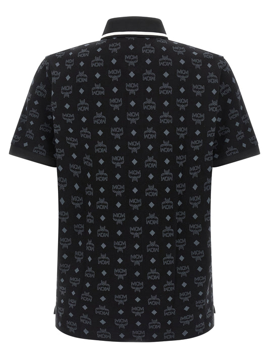 Black Cotton Polo Shirt