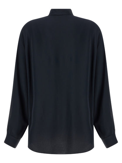 Blue Acetate Blouse