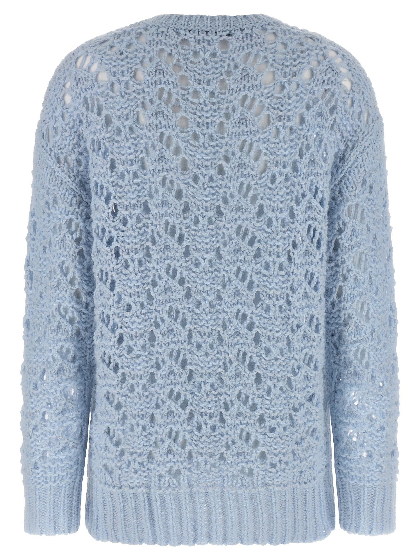 Blue Virgin Wool Cardigan