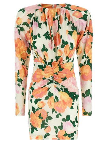 Multicolor Viscose Short Dress