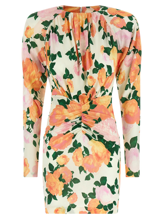Multicolor Viscose Short Dress