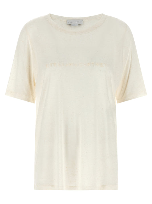 White Viscose T-Shirt