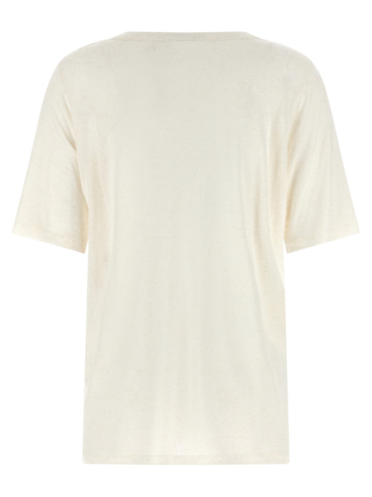 White Viscose T-Shirt