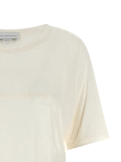 White Viscose T-Shirt