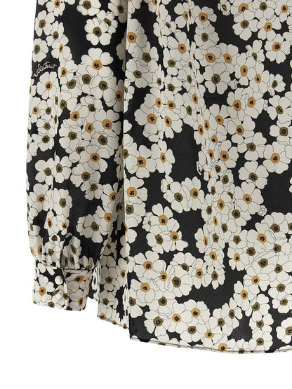 Bicolor Silk Blouse