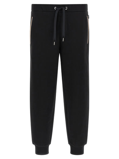 Black Cotton Joggers (Workout Pants)