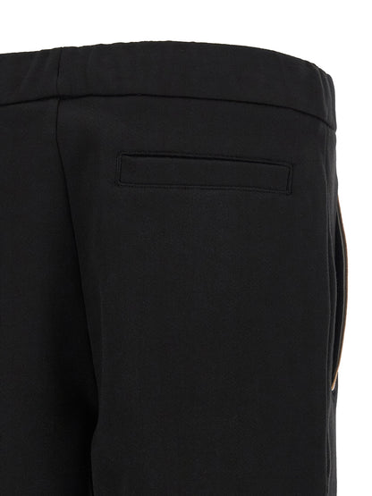 Black Cotton Joggers (Workout Pants)
