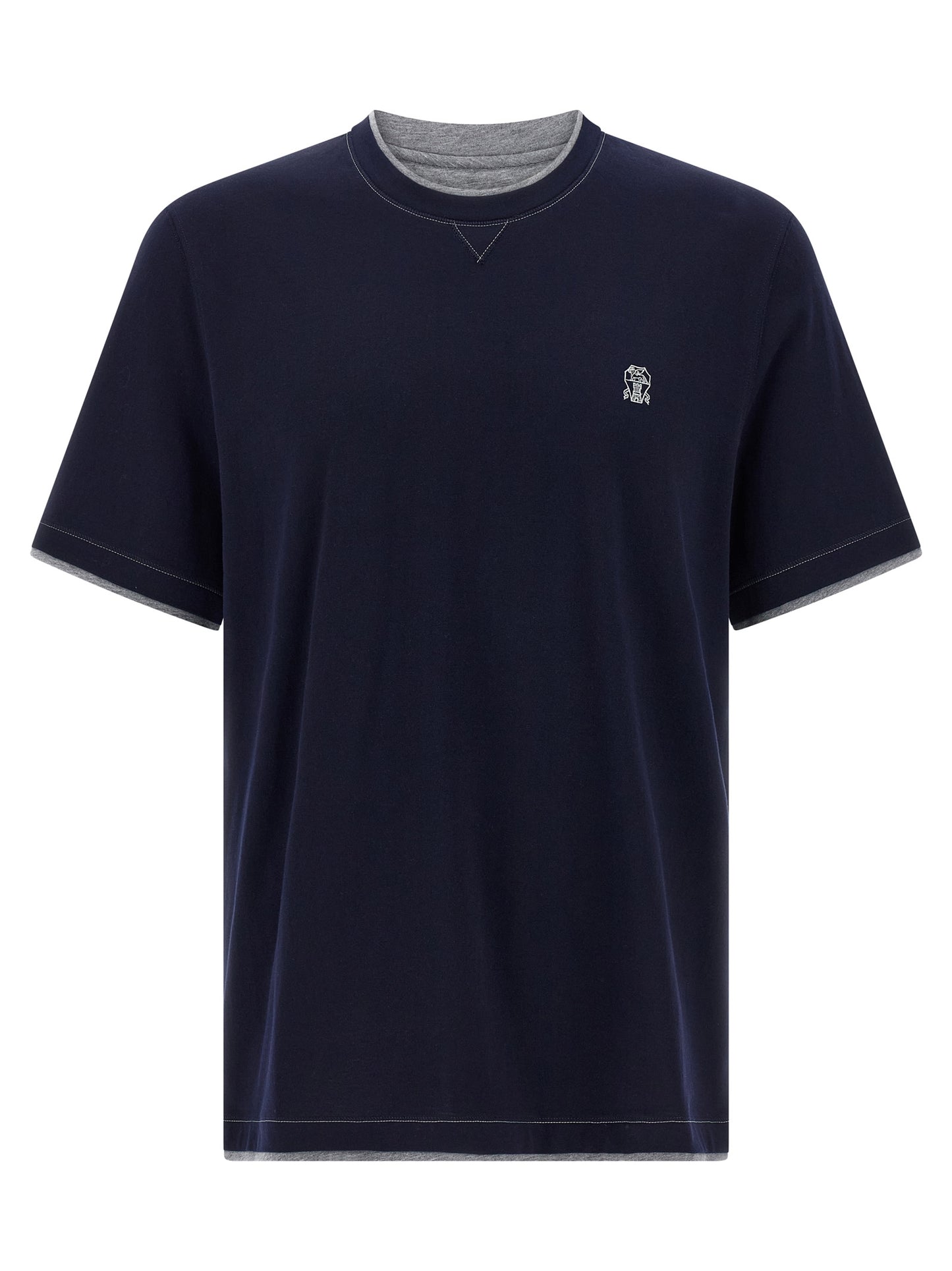 Blue Cotton T-Shirt