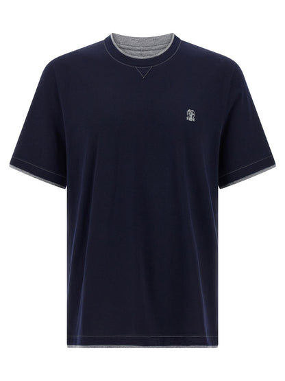 Blue Cotton T-Shirt