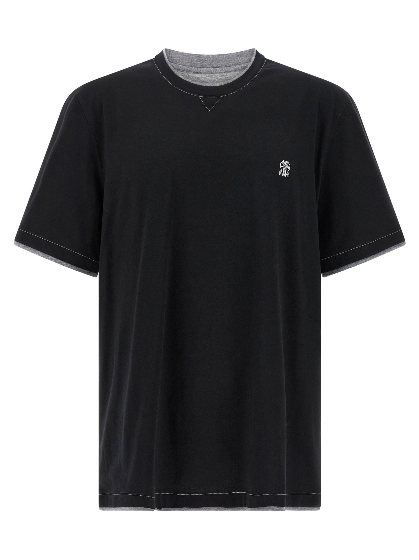 Black Cotton T-Shirt