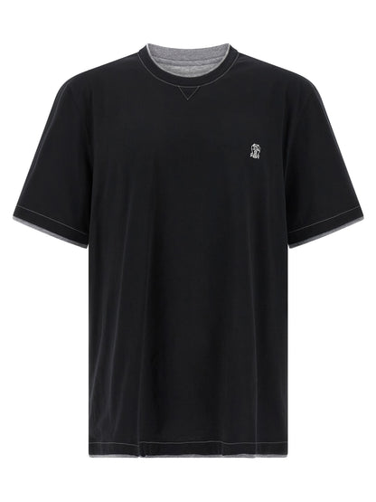 Black Cotton T-Shirt