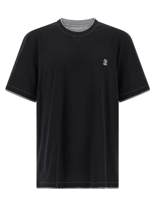 Black Cotton T-Shirt