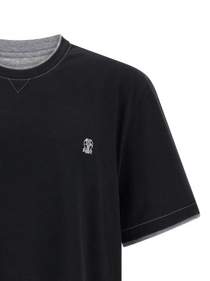 Black Cotton T-Shirt