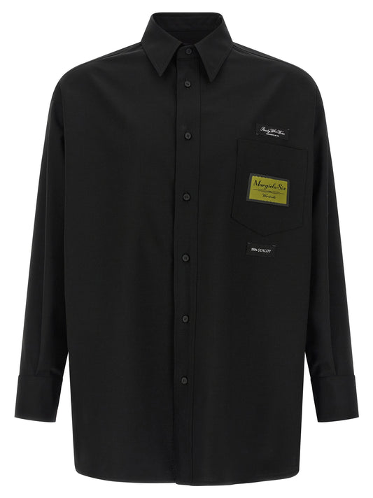 Black Polyester Blouse