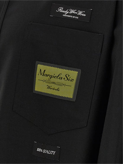 Black Polyester Blouse